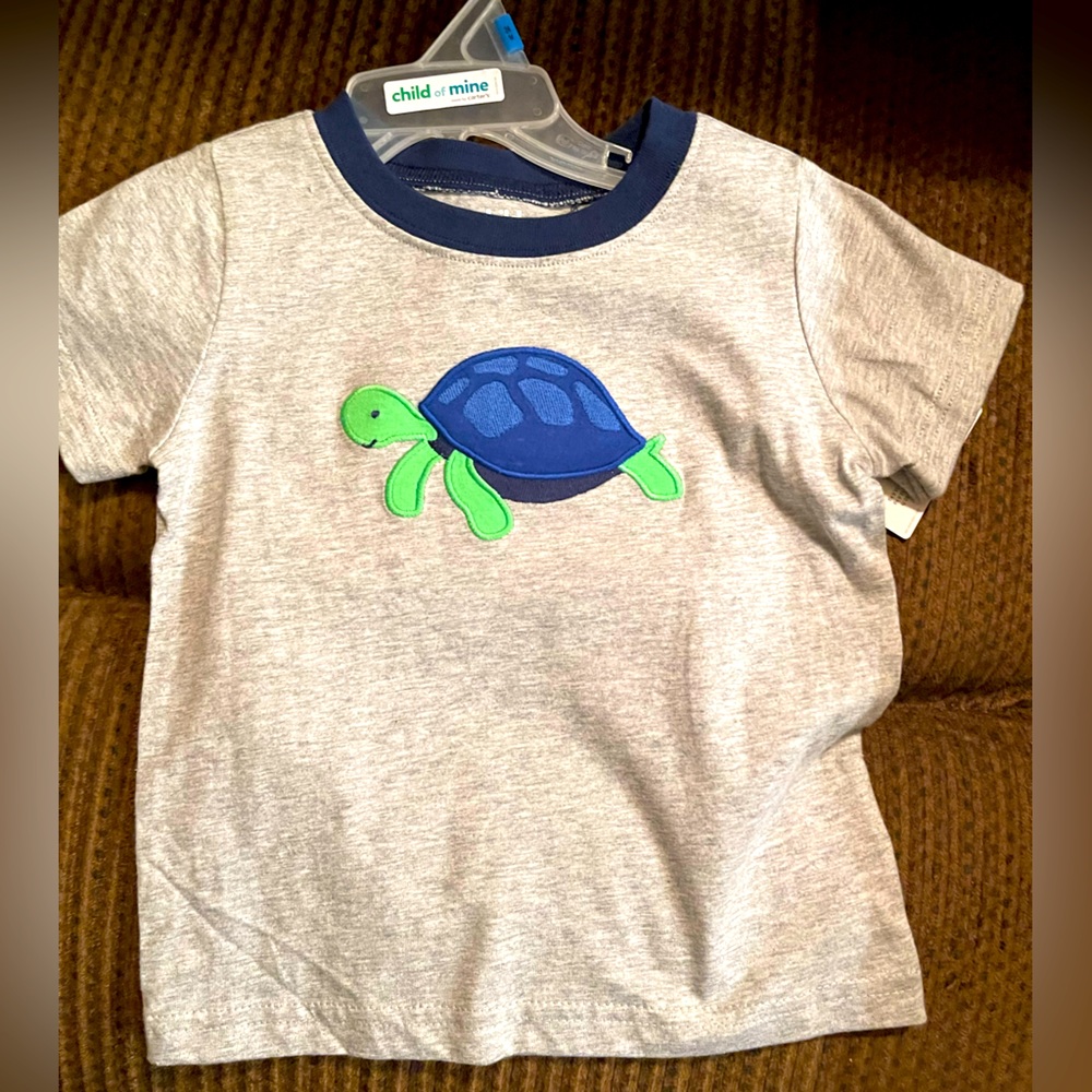 NEW- Carter’s turtle shirt